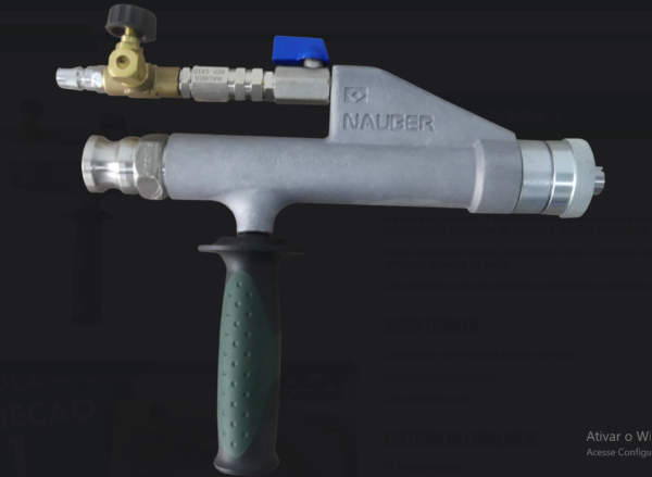 Pistola de Projeção Nauber L1: Desempenho e Precisão na Aplicação de Revestimentos