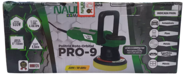 Politriz Roto-orbital Pro-9 220v 650w Nauber - Image 4